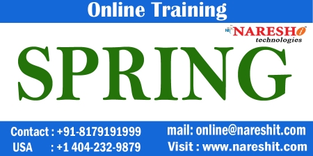 Spring Online Training-Best Spring Online Training Institute in india
