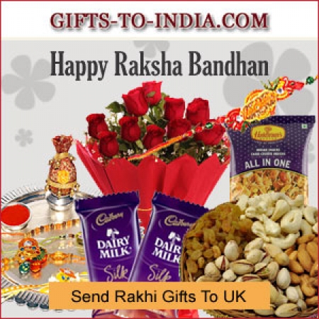 Send a blast of happiness to UK on this Raksha Bandhan