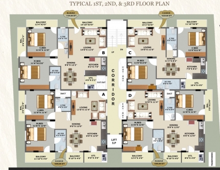 Smarty priced 2/3 bhk flats for sale @ RT Nagar