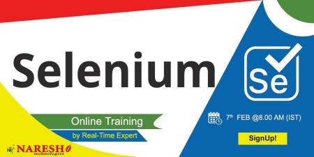 Best Selenium Online Training By Real Time Expert In USA-Naresh IT